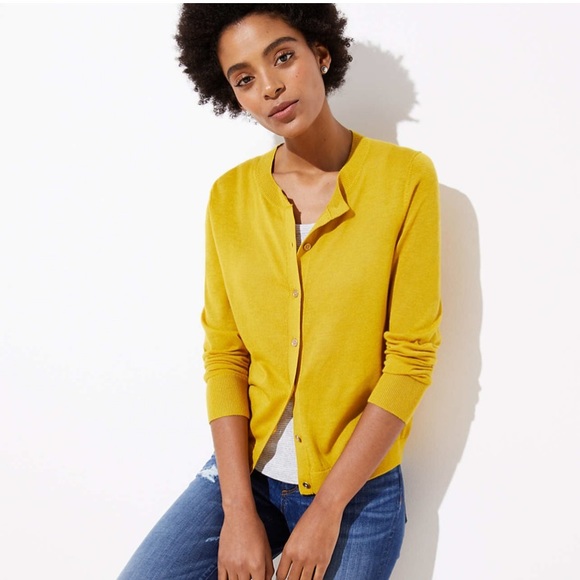 LOFT | Sweaters | Loft Button Signature 